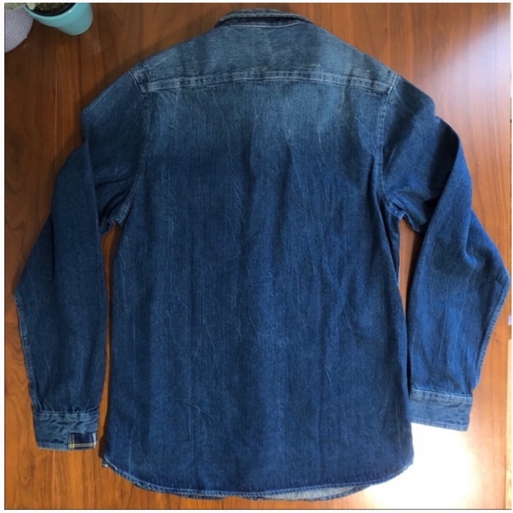 Zara Denim Down Shirt - Picture 5 of 6